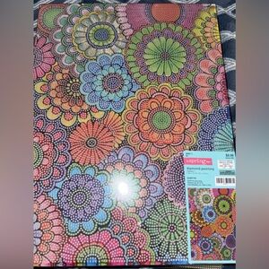 Diamond Painting Kit with Spiral Flowers Design